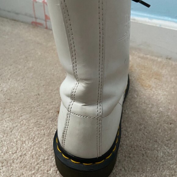 Dr. Martens White 1460 Pascal Boots Women’s 10 - Picture 7 of 16